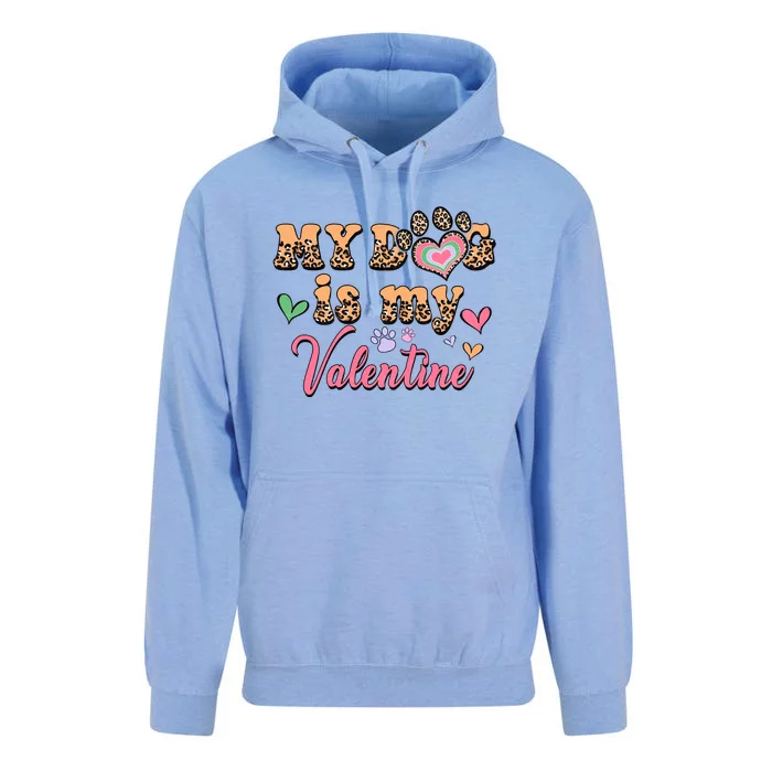 My Dog Is My Valentine Gift For Valentine Day Unisex Surf Hoodie