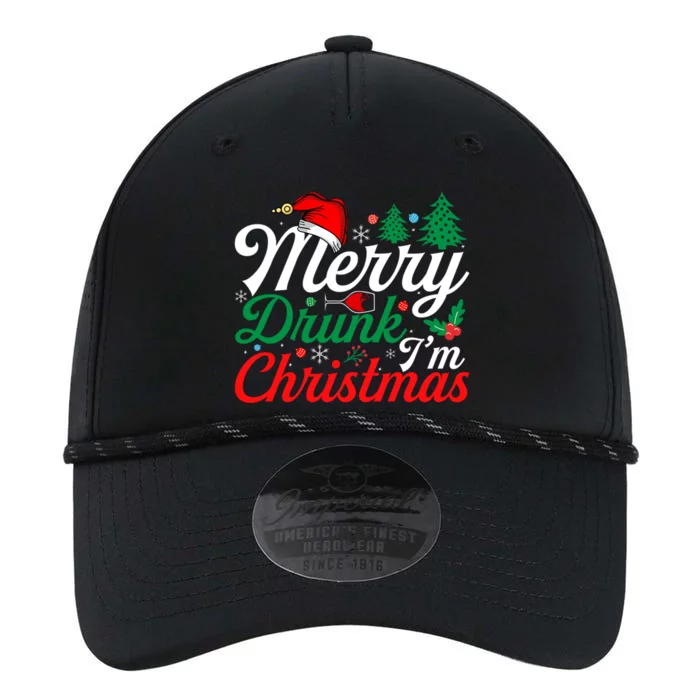 Merry Drunk IM Christmas Funny Santa Joke Xmas Beer Lover Funny Gift Performance The Dyno Cap