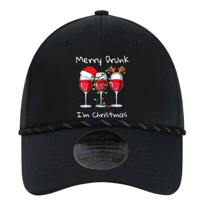 Merry Drunk IM Christmas Funny Santa Joke Xmas Beer Lover Gift Performance The Dyno Cap