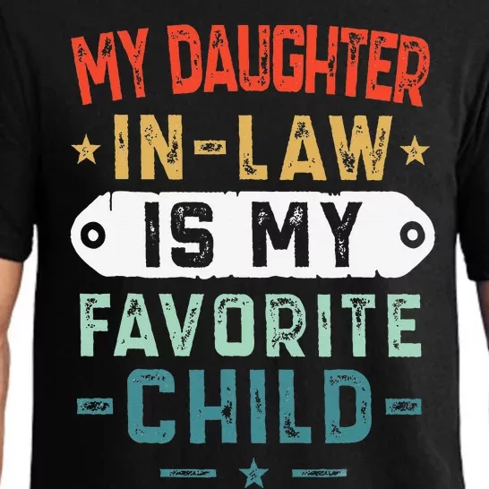 My Daughter In Law Is My Favorite Child Funny Family Gifts Pajama Set