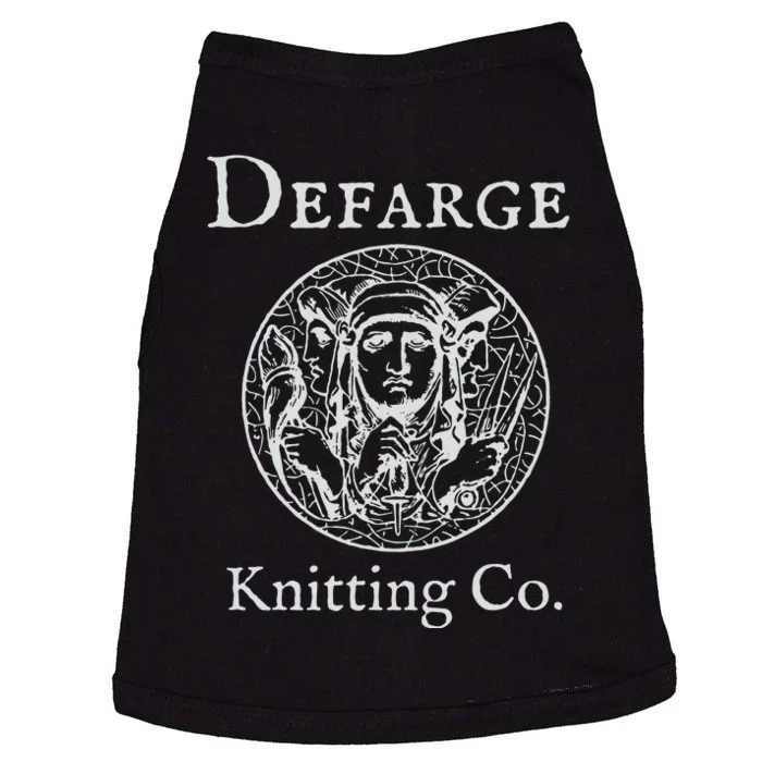 Madame Defarge Knitting School Charles Dickens Doggie Tank