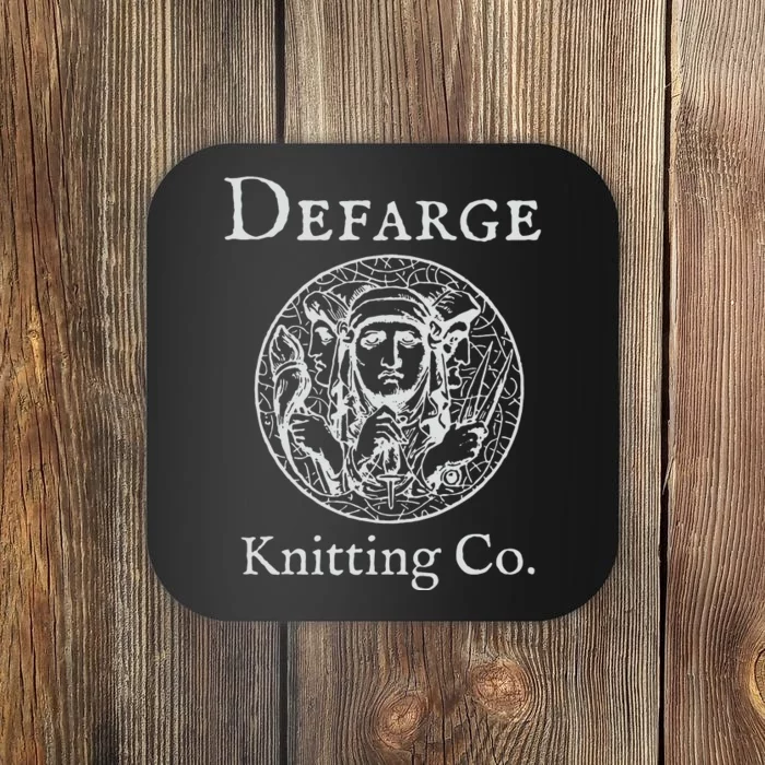 Madame Defarge Knitting School Charles Dickens Coaster