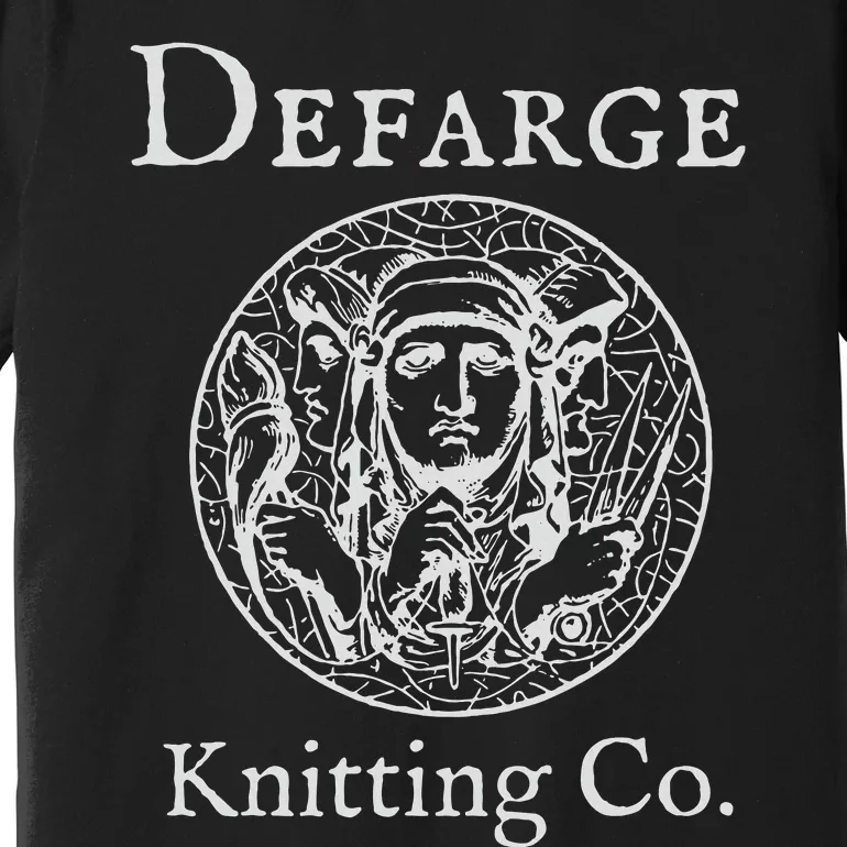 Madame Defarge Knitting School Charles Dickens Premium T-Shirt