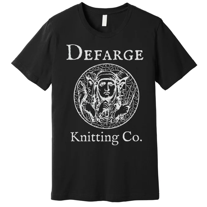 Madame Defarge Knitting School Charles Dickens Premium T-Shirt