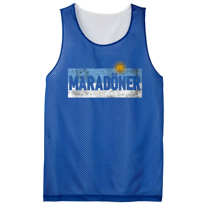 MaradöNer Doner Kebab Argentina Vintage Funny Gift Mesh Reversible Basketball Jersey Tank