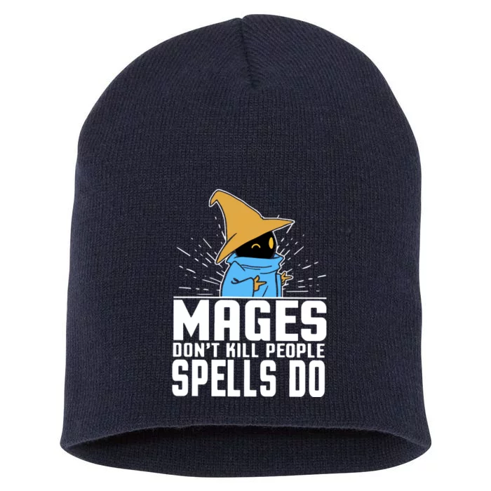 Mages Don't Kill People Spells Do Halloween Short Acrylic Beanie