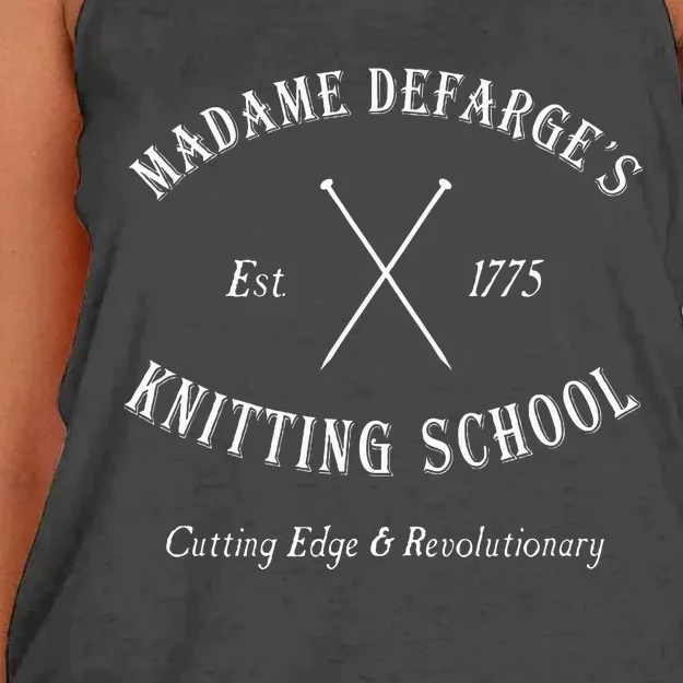 Madame DefargeS Knitting School Women's Knotted Racerback Tank