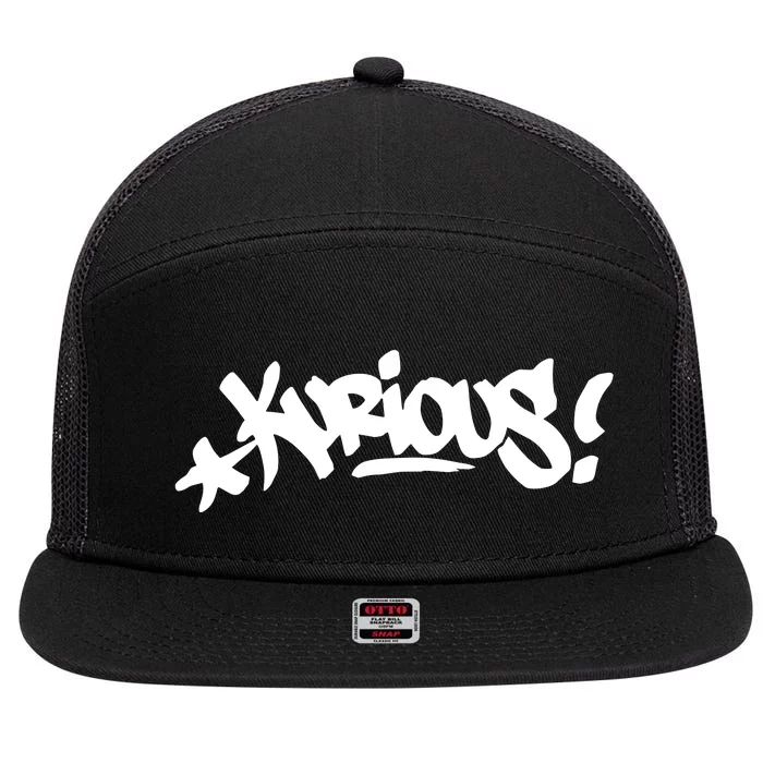 Mf Doom Kurious Tag 7 Panel Mesh Trucker Snapback Hat