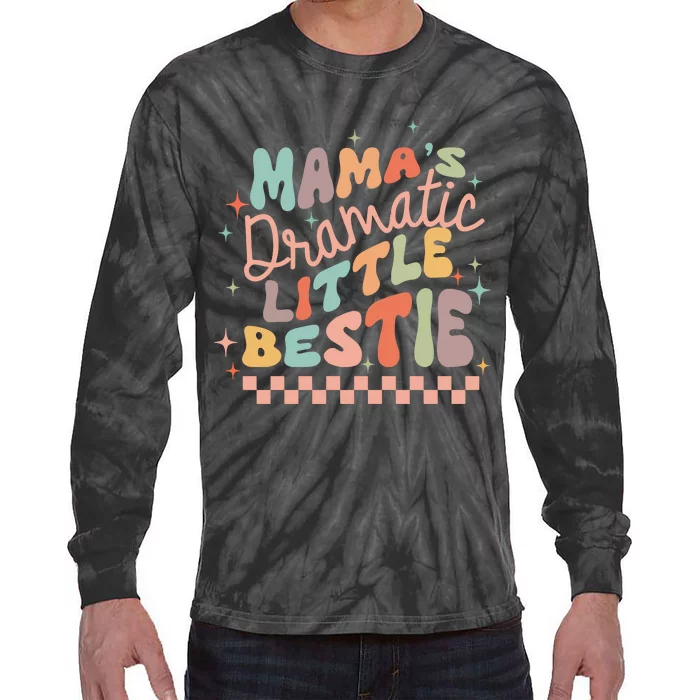 Mamas Dramatic Little Bestie Tie-Dye Long Sleeve Shirt