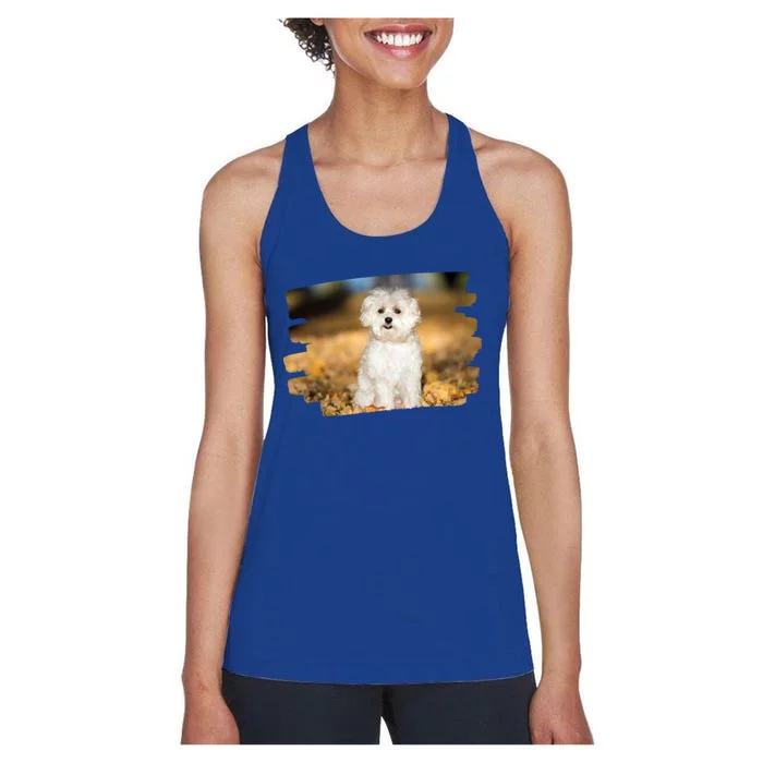 Maltese Dog Lover Gift Women's Racerback Tank