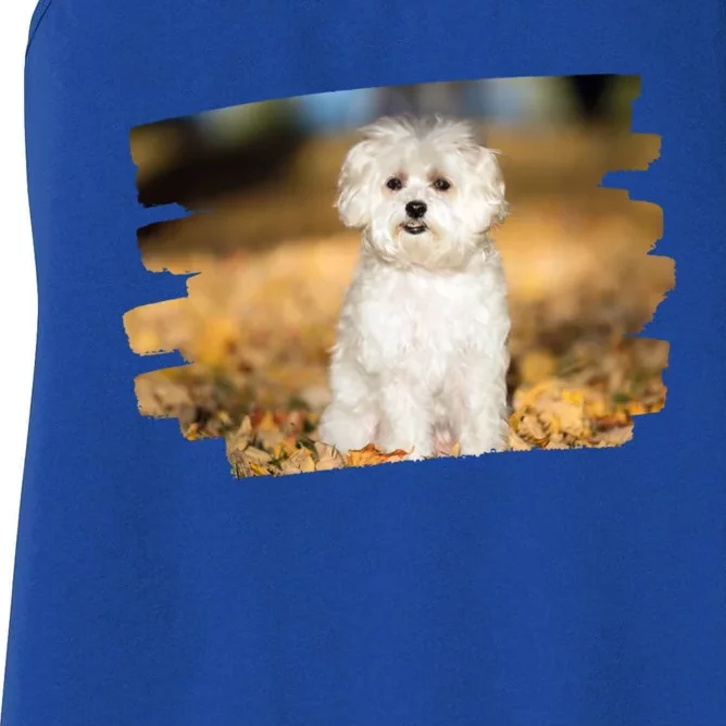 Maltese Dog Lover Gift Women's Racerback Tank