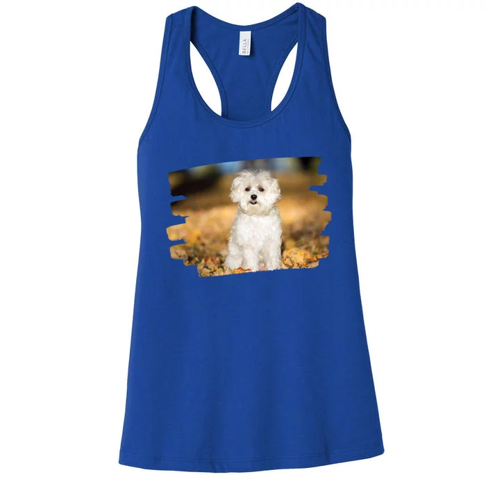 Maltese Dog Lover Gift Women's Racerback Tank