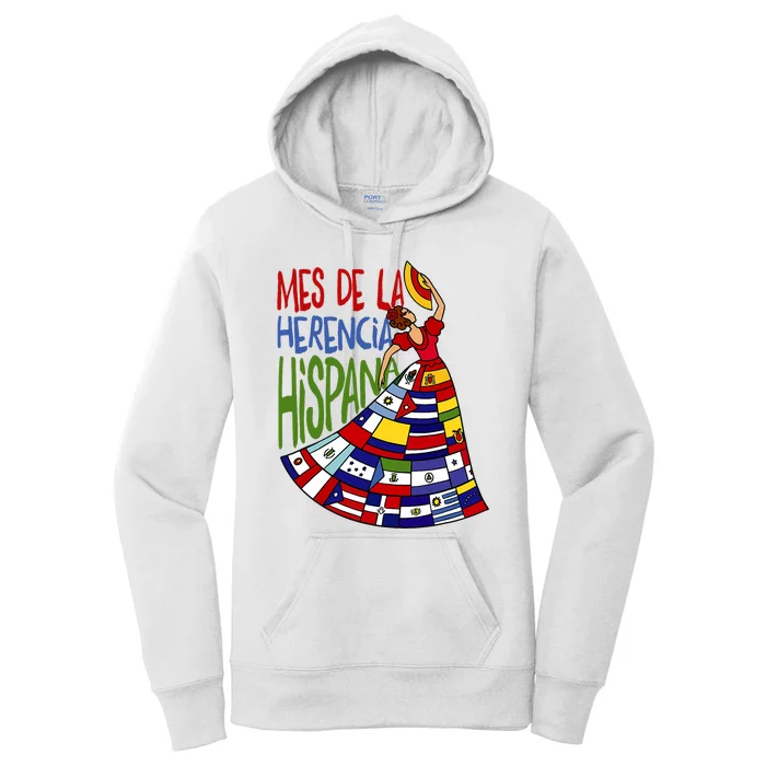 Mes De La Herencia Hispana Hispanic Heritage Month Women's Pullover Hoodie