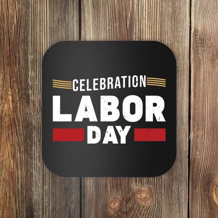 May Day Labor Day Celebration Graphic Coaster