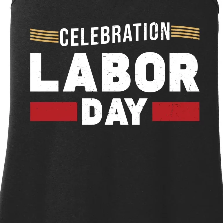 May Day Labor Day Celebration Graphic Ladies Essential Tank