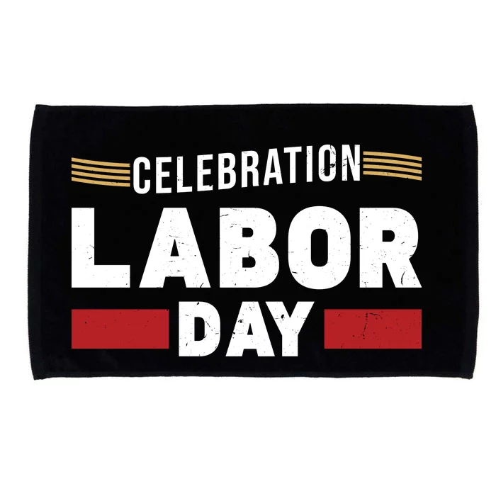 May Day Labor Day Celebration Graphic Microfiber Hand Towel