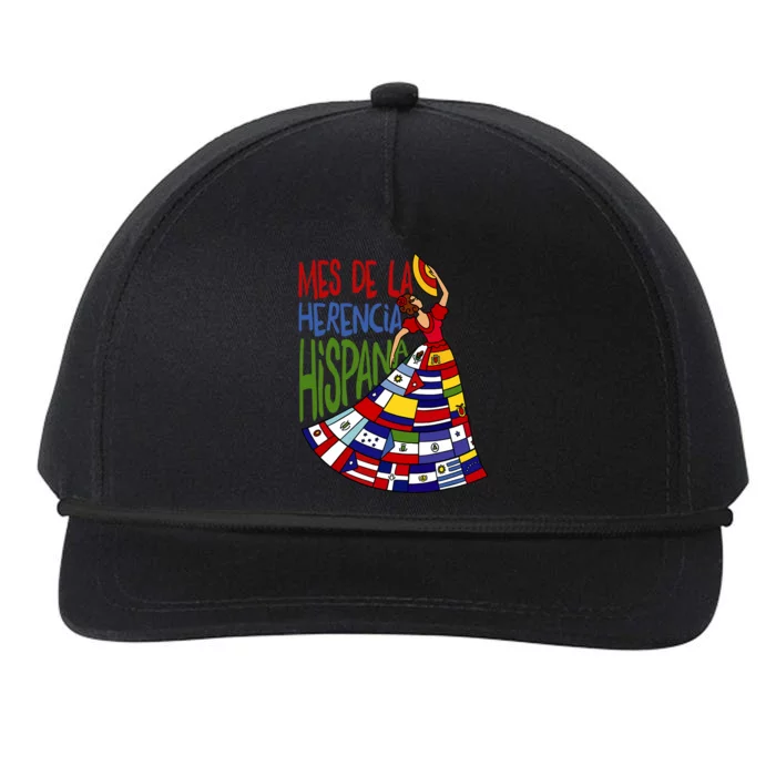 Mes De La Herencia Hispana Hispanic Heritage Month Snapback Five-Panel Rope Hat