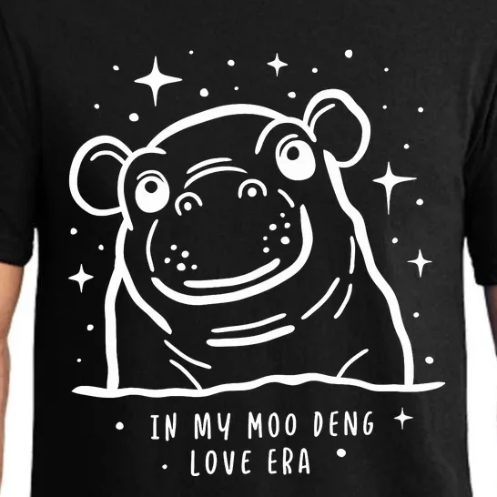 Moo Deng Love Era Minimalist Pajama Set