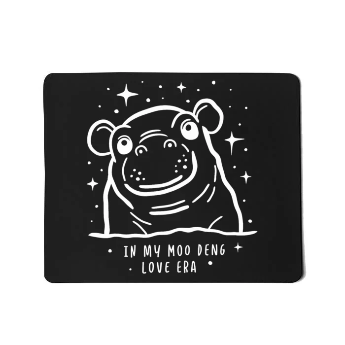 Moo Deng Love Era Minimalist Mousepad