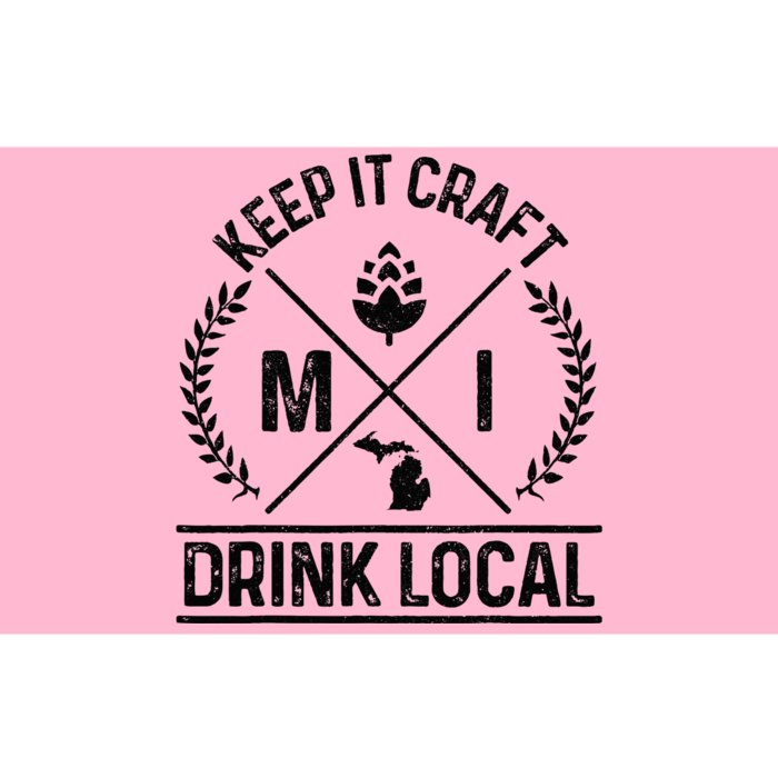 Michigan Drink Local IN Brewery Brewmaster Craft Beer Brewer Bumper Sticker