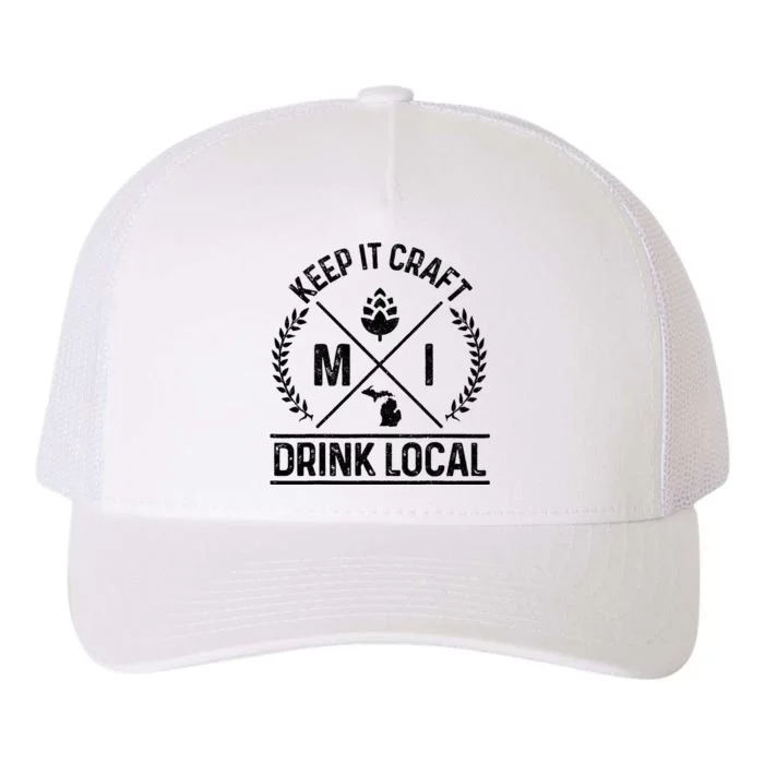 Michigan Drink Local IN Brewery Brewmaster Craft Beer Brewer Yupoong Adult 5-Panel Trucker Hat