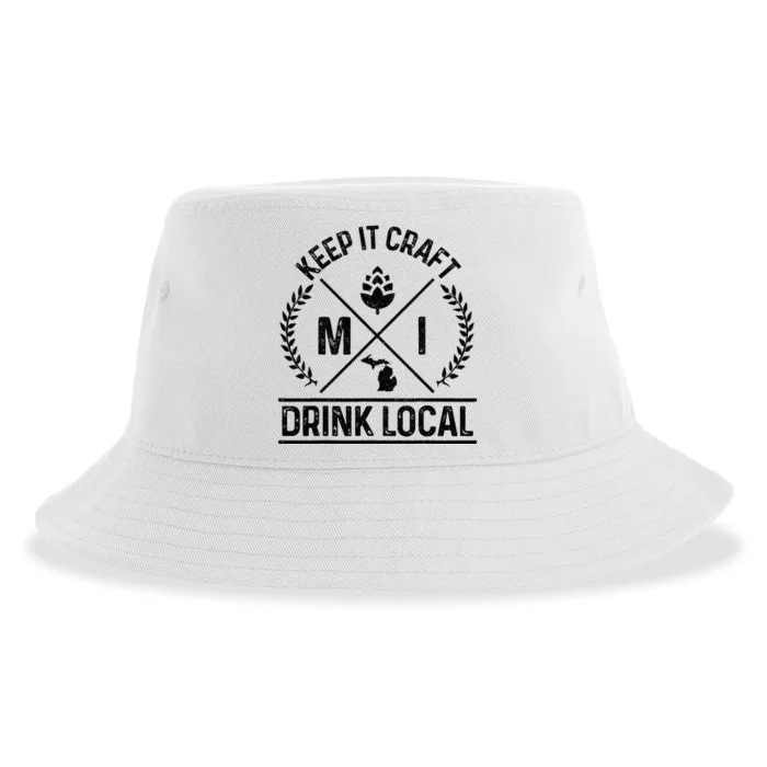 Michigan Drink Local IN Brewery Brewmaster Craft Beer Brewer Sustainable Bucket Hat