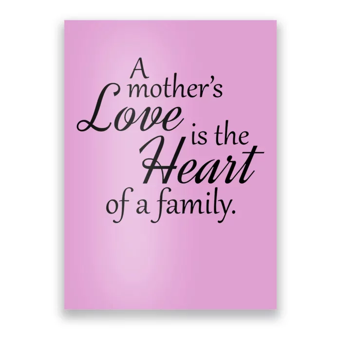 Mother's Day Love Quote Poster