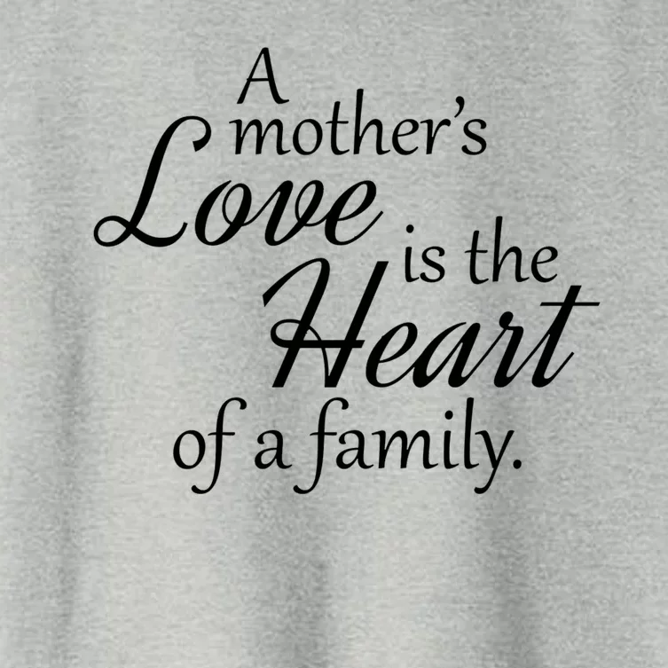 Mother's Day Love Quote Women's Crop Top Tee