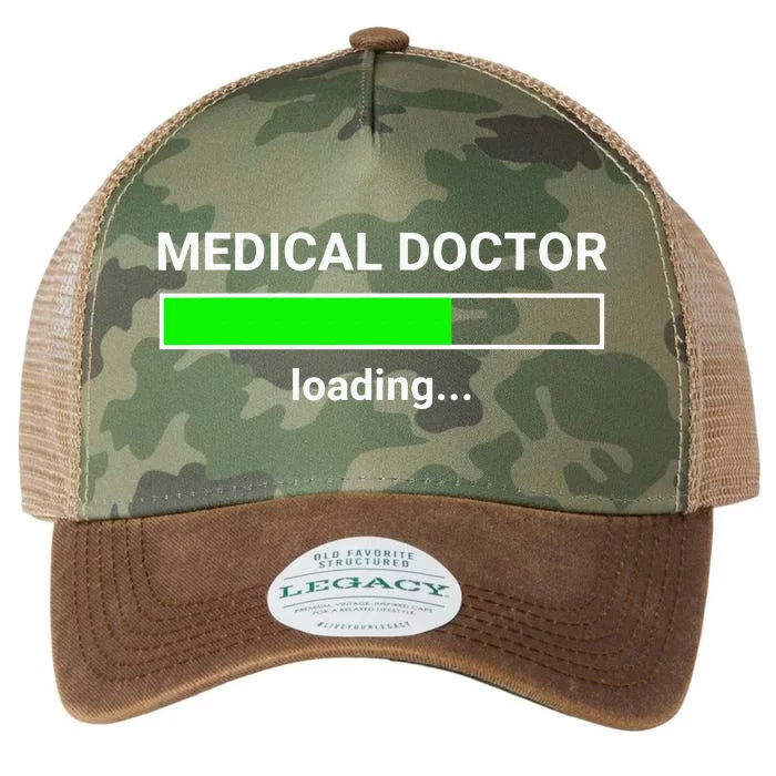 Medical Doctor Loading Funny Med School Major Physician Gift Legacy Tie Dye Trucker Hat