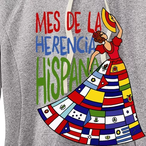 Mes De La Herencia Hispana Hispanic Heritage Month Women's Fleece Hoodie