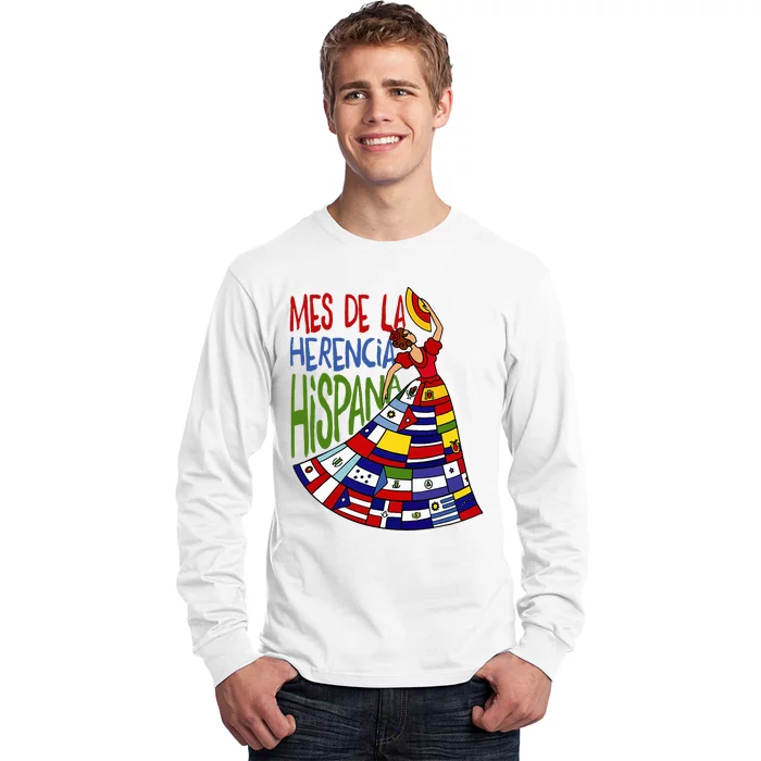 Mes De La Herencia Hispana Hispanic Heritage Month Long Sleeve Shirt