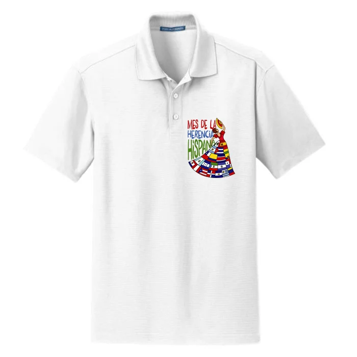 Mes De La Herencia Hispana Hispanic Heritage Month Dry Zone Grid Performance Polo