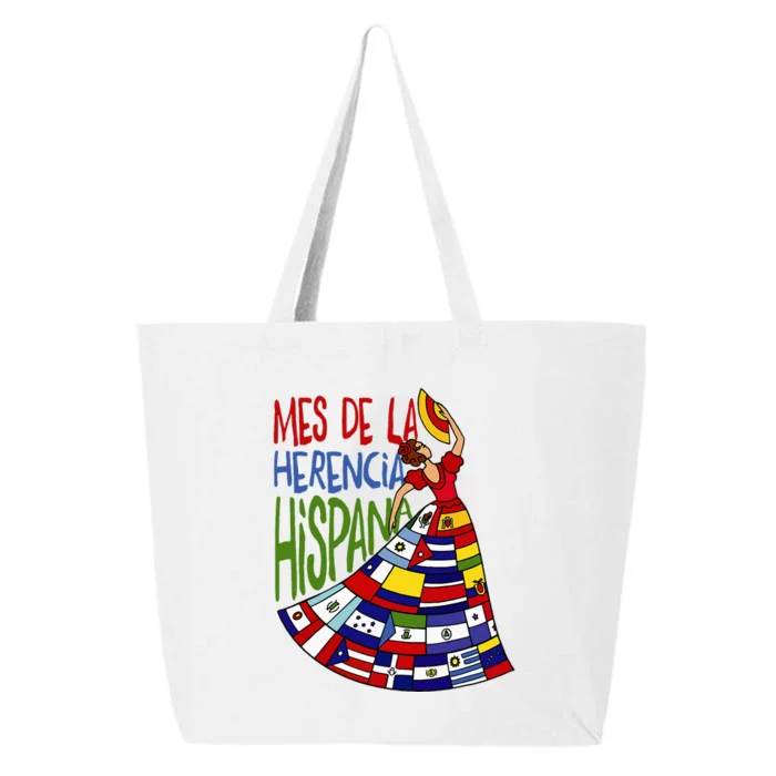 Mes De La Herencia Hispana Hispanic Heritage Month 25L Jumbo Tote