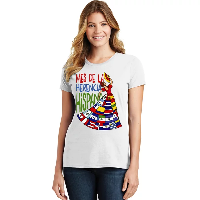 Mes De La Herencia Hispana Hispanic Heritage Month Women's T-Shirt