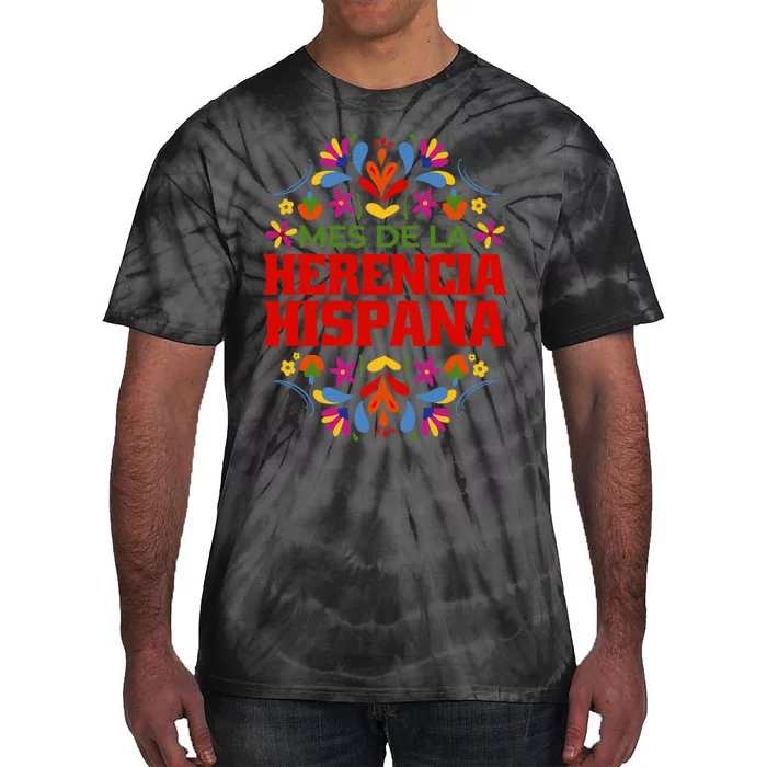 Mes De La Herencia Hispana Hispanic Heritage Month Tie-Dye T-Shirt