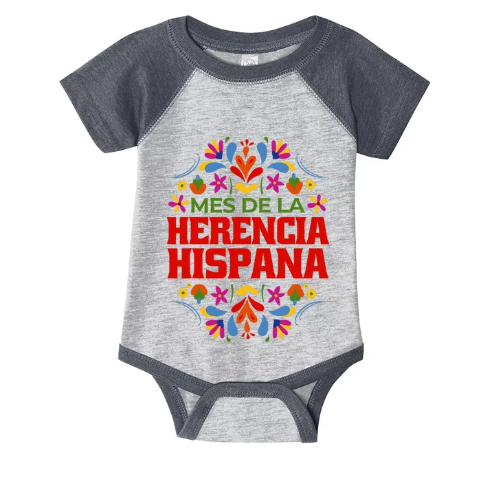 Mes De La Herencia Hispana Hispanic Heritage Month Infant Baby Jersey Bodysuit