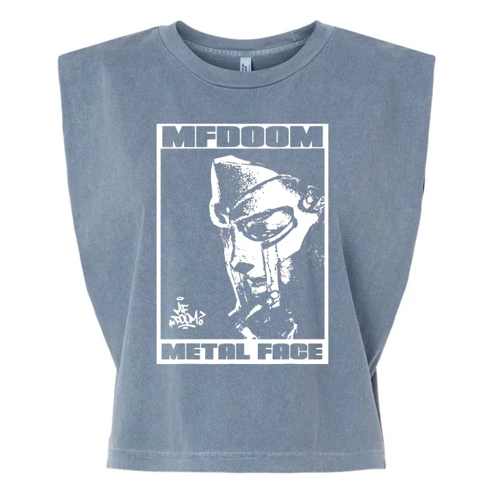 Mf Doom Metal Face Garment-Dyed Women's Muscle Tee