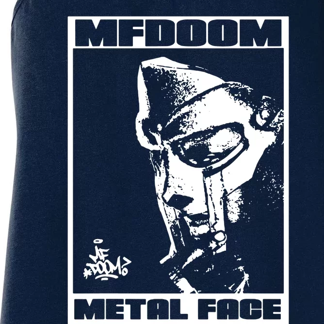 Mf Doom Metal Face Women's Racerback Tank