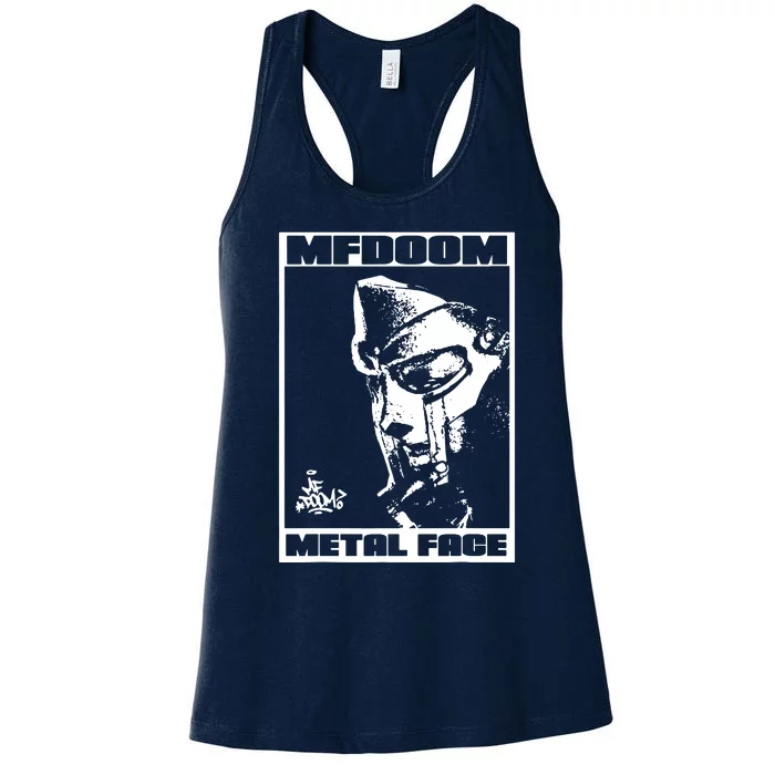 Mf Doom Metal Face Women's Racerback Tank