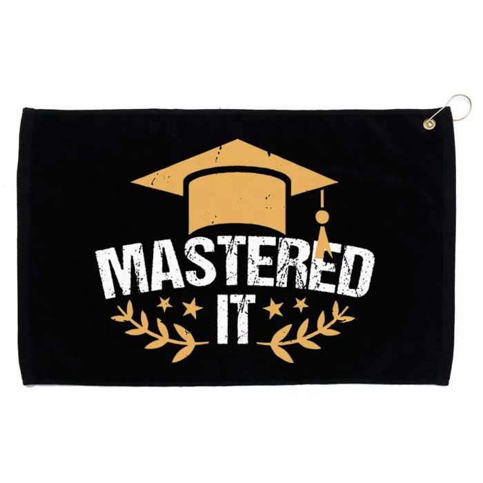 Master Degree Mastered It Masters Degree Graduation Grommeted Golf Towel