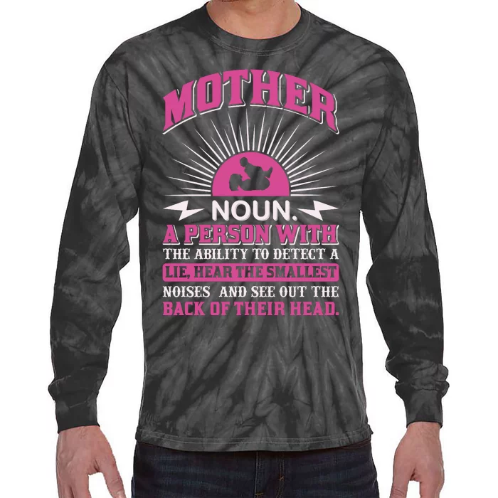 Mother Definition Tie-Dye Long Sleeve Shirt