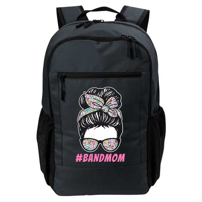 Mother's Day Messy Hair Woman Bun Band Mom Funny Daily Commute Backpack