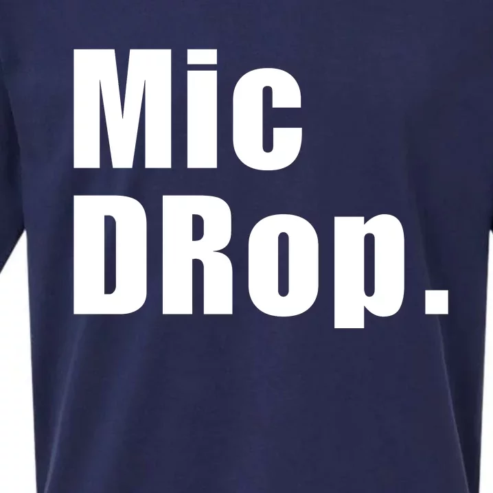 Mic Drop. Sueded Cloud Jersey T-Shirt