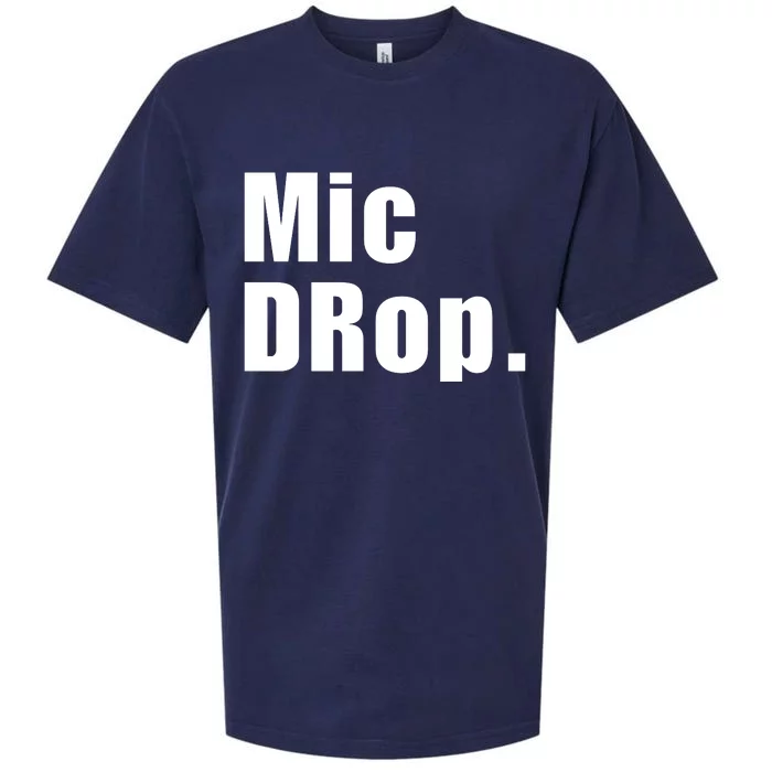 Mic Drop. Sueded Cloud Jersey T-Shirt