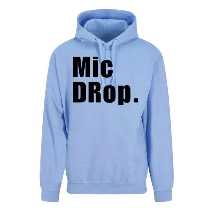 Mic Drop. Unisex Surf Hoodie