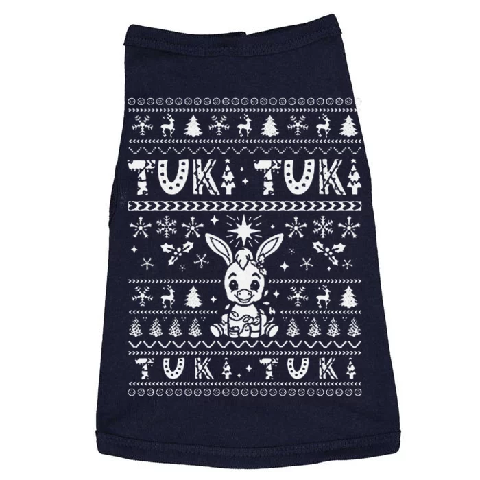 Mi Donkey Mexican Tuki Tuki Donkey Latino Xmas Feliz Navidad Doggie Tank