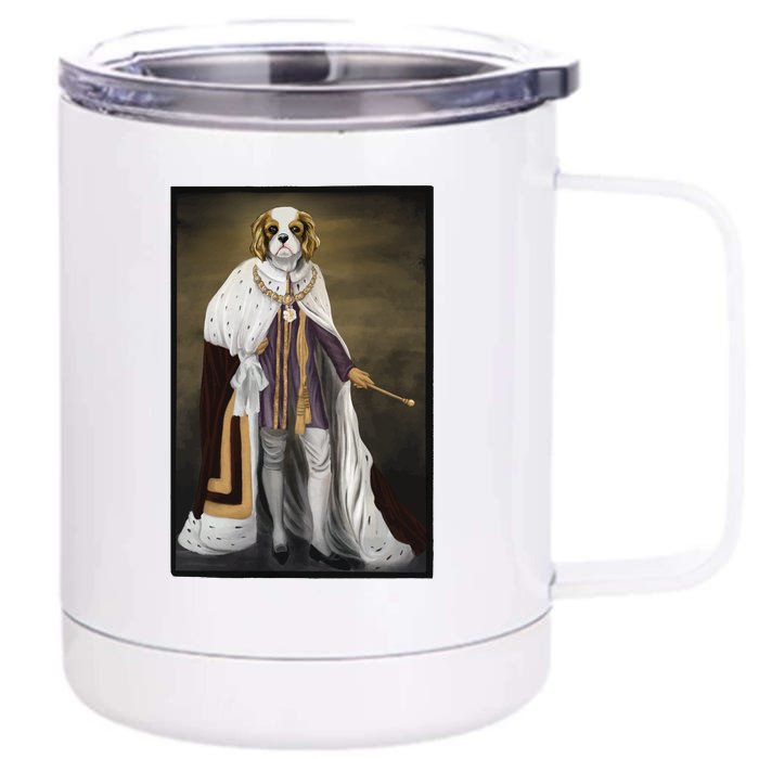 Monarch Dog Front & Back 12oz Stainless Steel Tumbler Cup