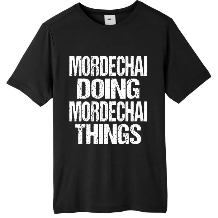 Mordechai Doing Mordechai Things Purim ChromaSoft Performance T-Shirt