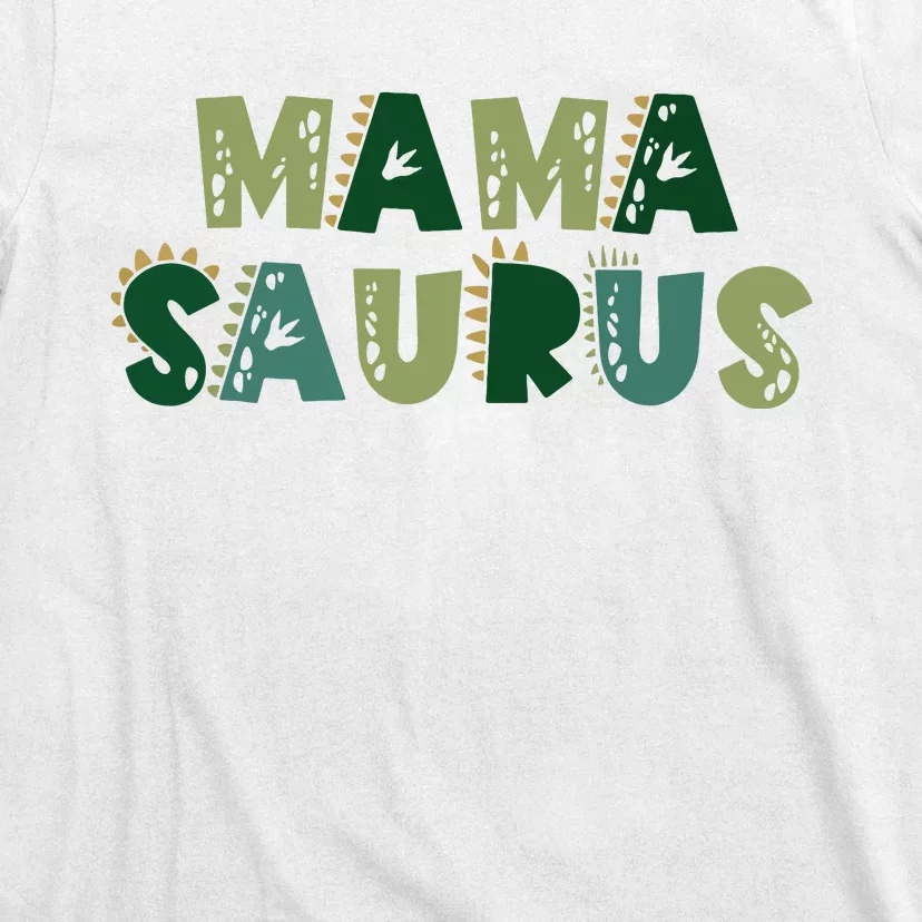 Mamasaurus Dadasaurus Matching Family Dinosaur Birthday T-Shirt