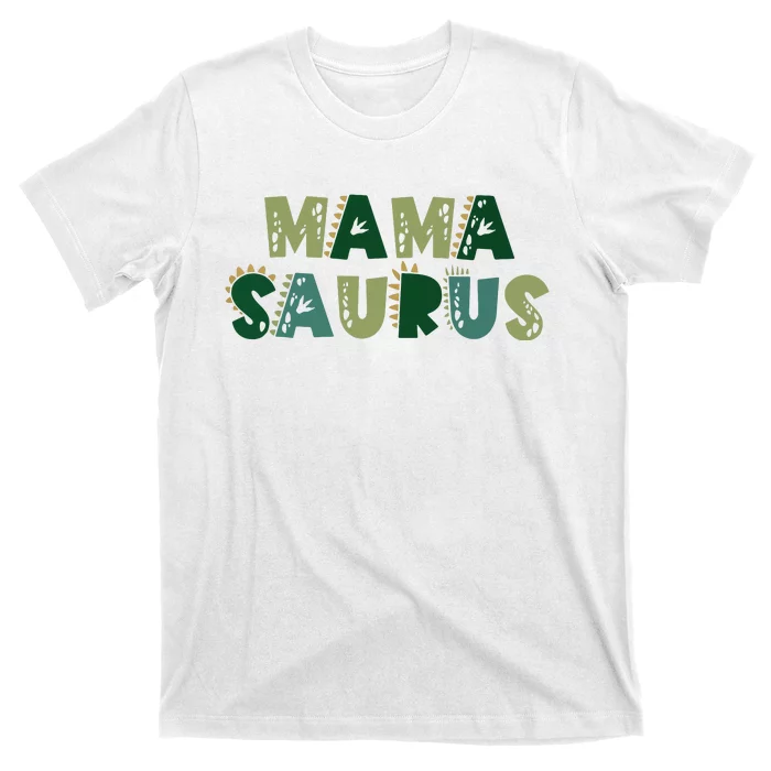 Mamasaurus Dadasaurus Matching Family Dinosaur Birthday T-Shirt